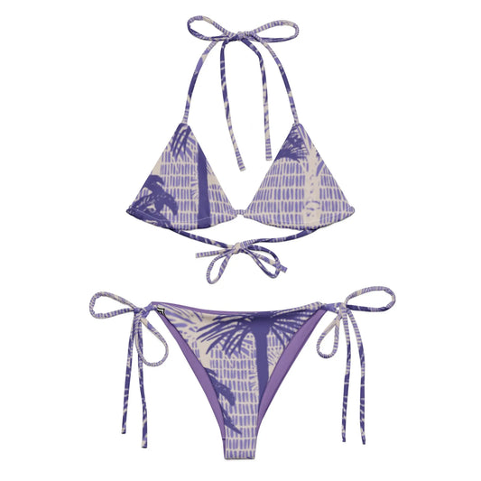 Latest Women's Fashion Sizzle in Style: The Ultimate All-Over Print Recycled String Bikini! FUTURE ENDEAVORS