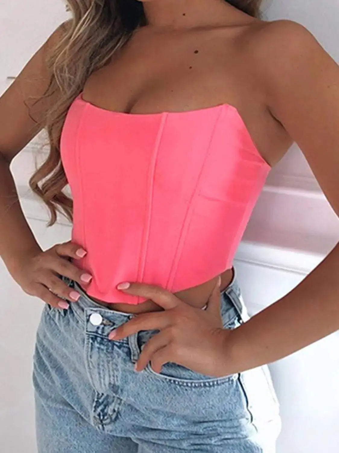Tube Cropped Top Trendsi