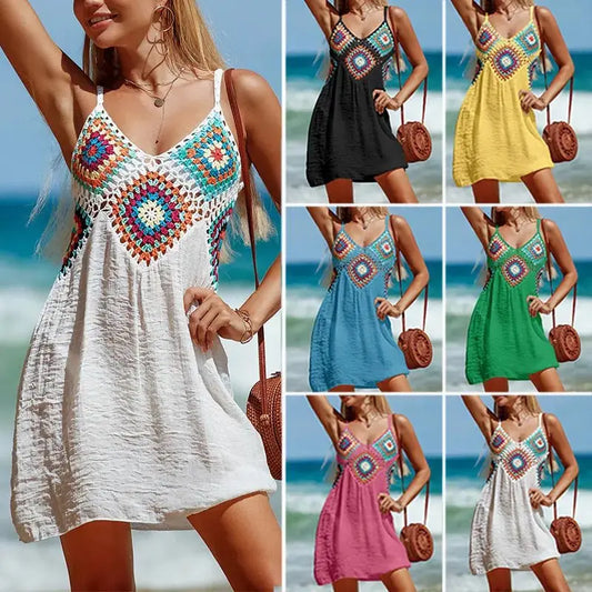 "Latest Women's Fashion: Boho Chic Vibe Summer Beach Dress" FUTURE ENDEAVORS